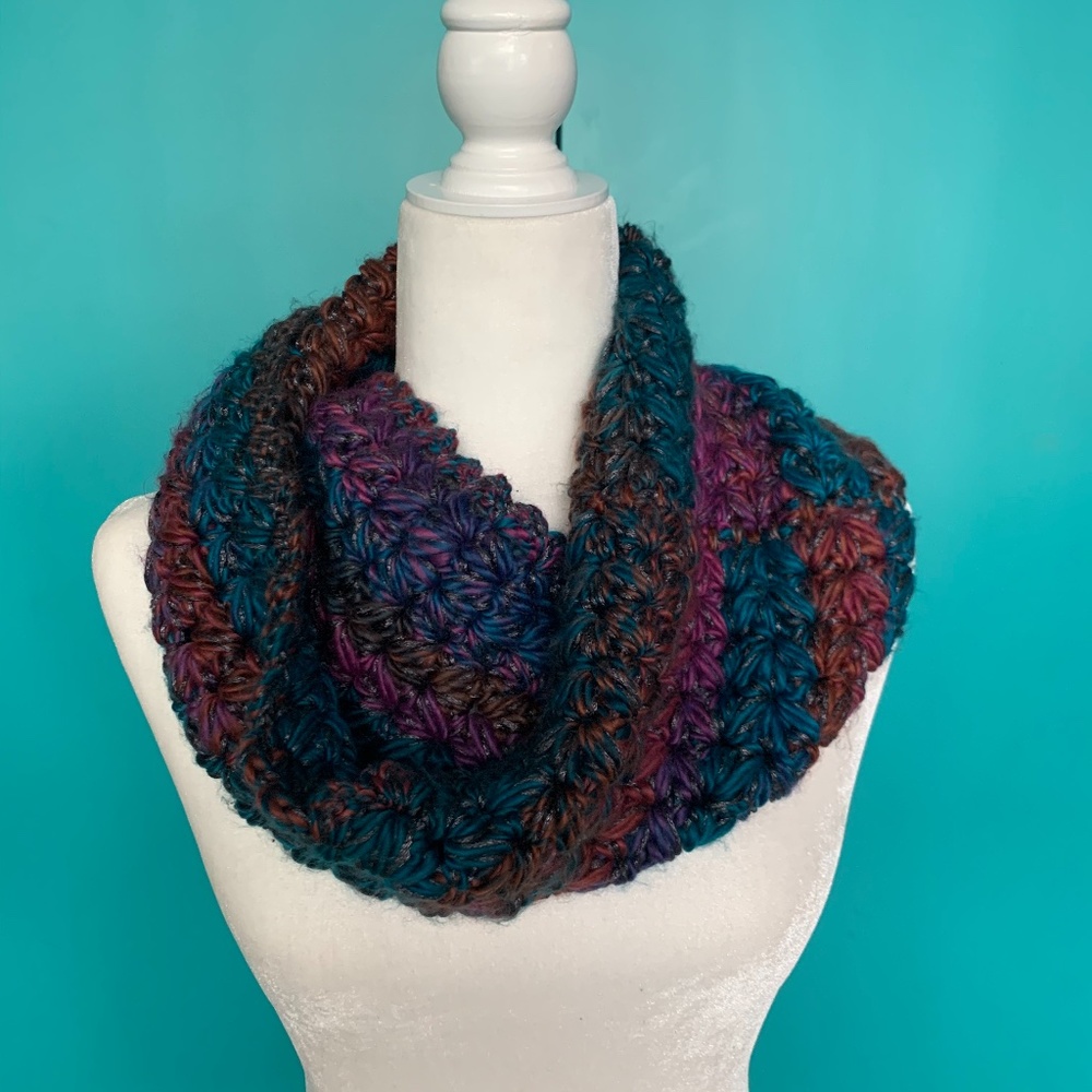Multicolor Anthropologie Infinity Scarf